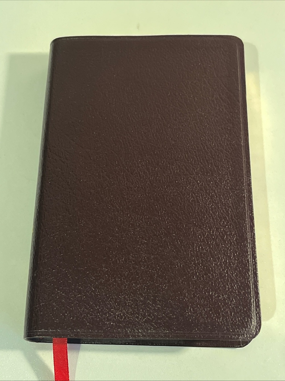 NIV Holy Bible Zondervan Burgandy Leather Bound Red Letter No Markings